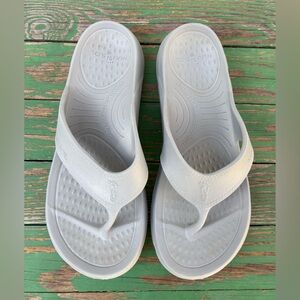 NUUSOL CASCADE Flip Flops Made in US   Slate Gray Womens 10